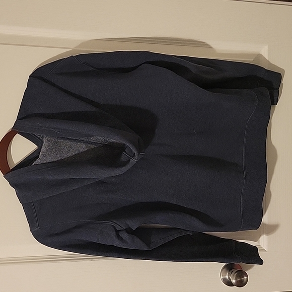 Gap Hoodie Large Blue with White & Pink Letters - Picture 2 of 3
